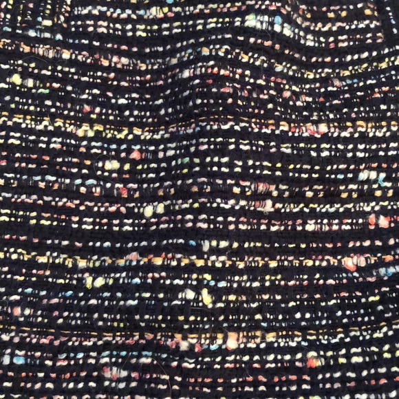 Navy- multicolored skirt LOFT - Picture 6 of 6